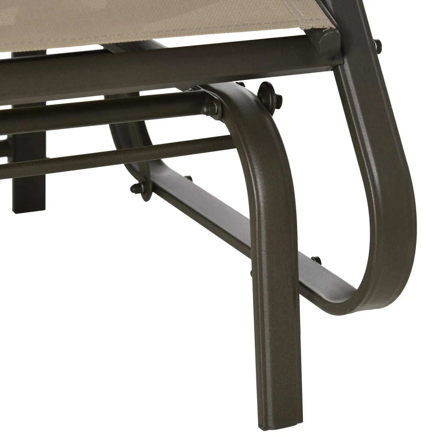 3PCs Gliding Rocking Chair, Bistro Tea Table Set, Grey Outdoor Gliders at Gallery Canada