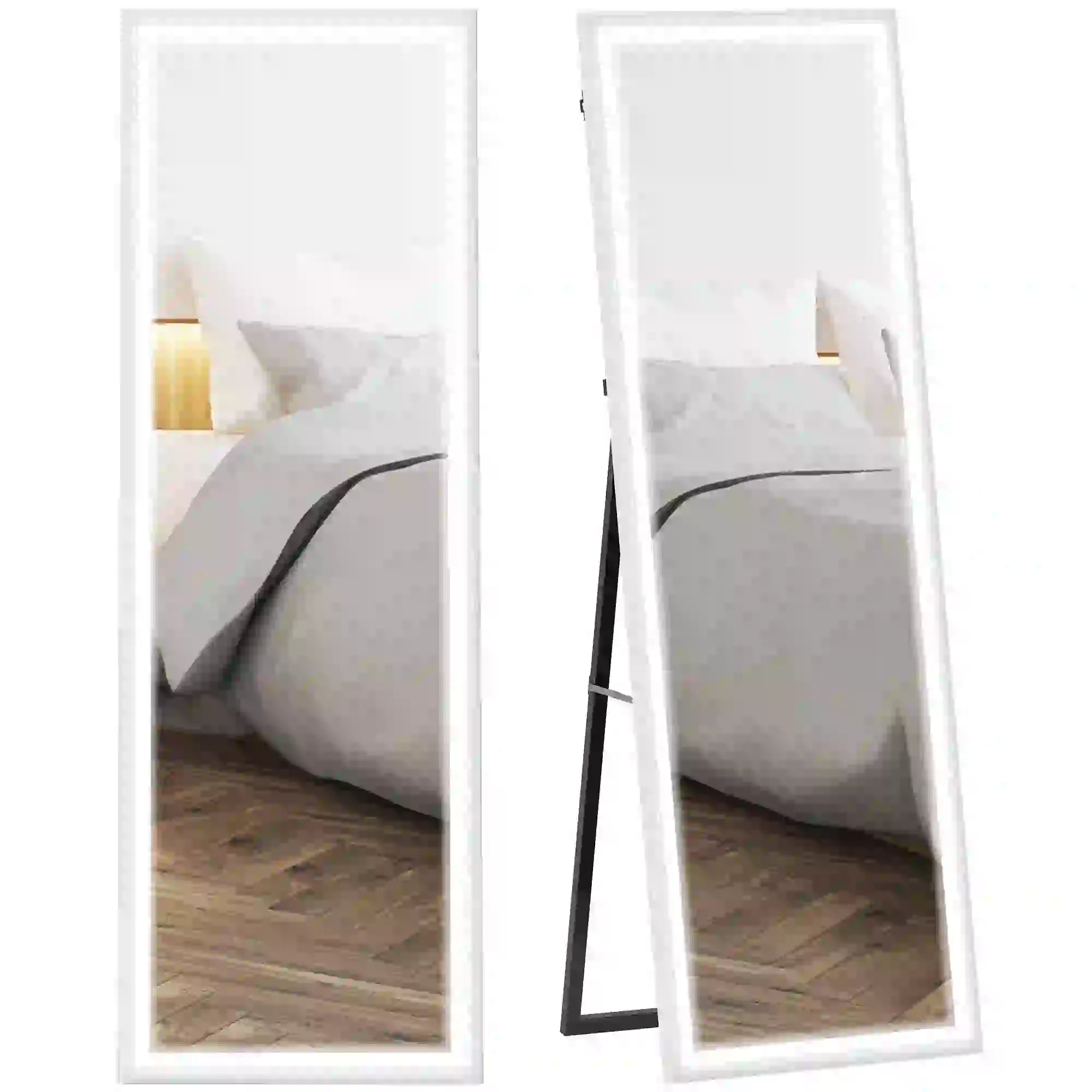 LED Mirror, Dimmable 3 Color Lights, 64