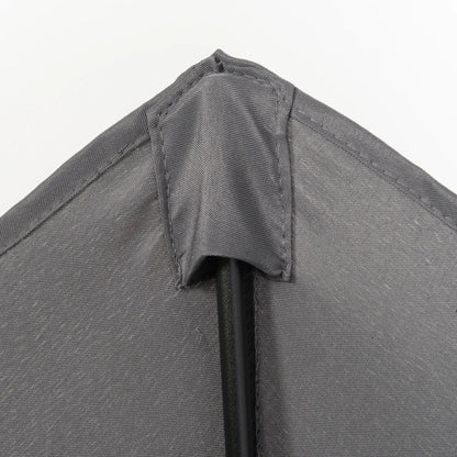 6.6FT Outdoor Patio Umbrella, 6 Solid Ribs, Dark Grey Patio Umbrellas at Gallery Canada
