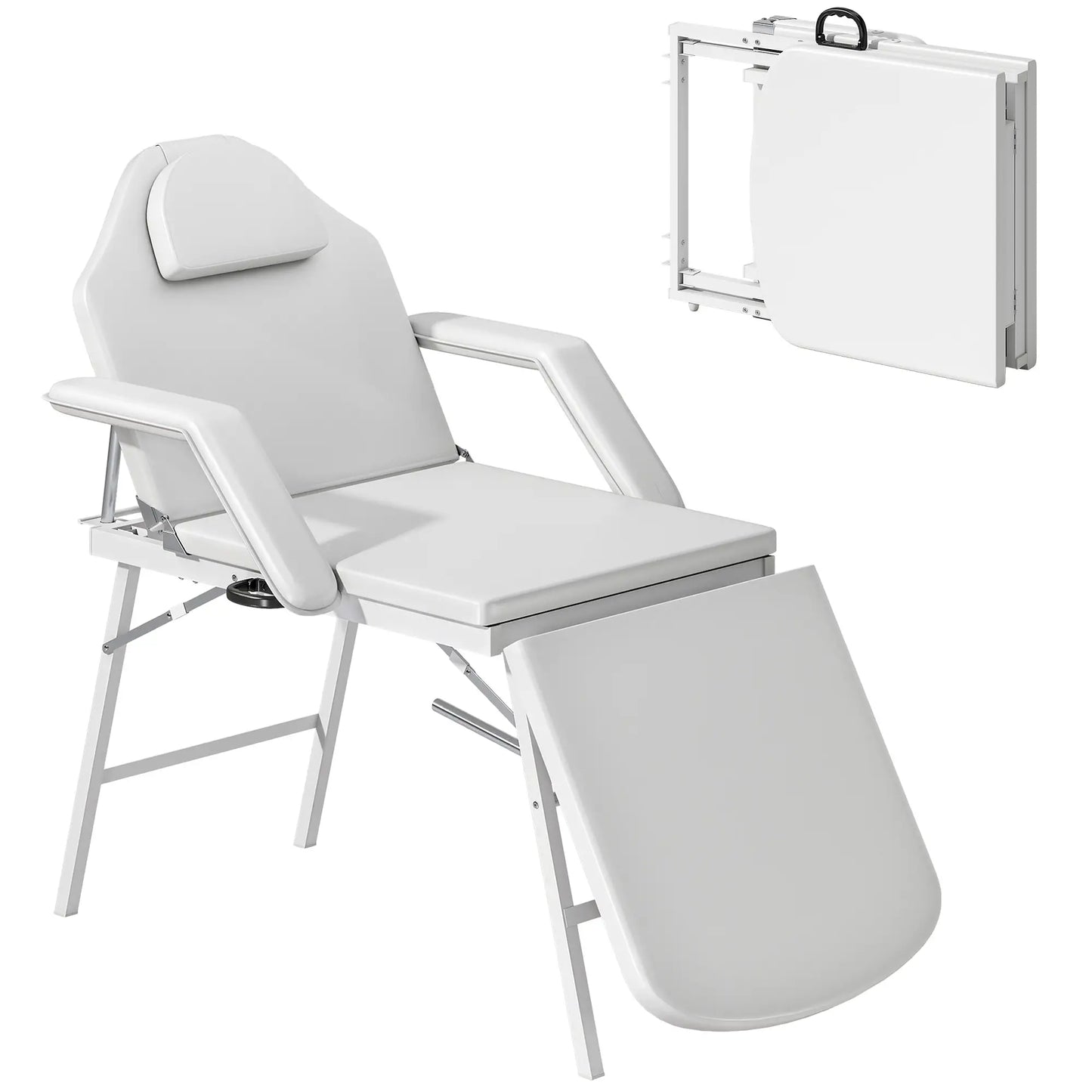 Portable Foldable Massage Table, White Portable Massage Tables at Gallery Canada