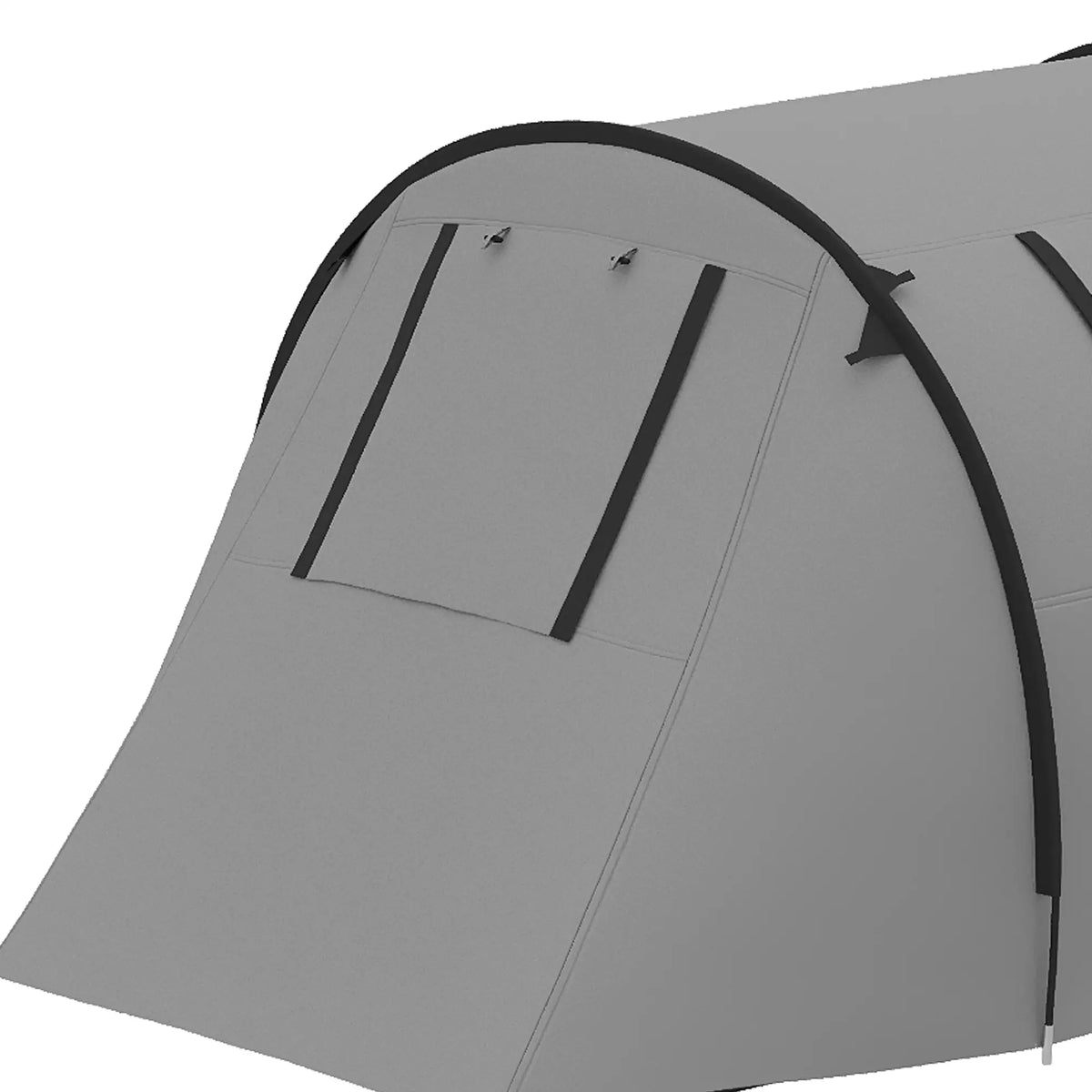 3-4 Person 2 Room Camping Tent 3000mm Waterproof, Grey Camping Tents at Gallery Canada