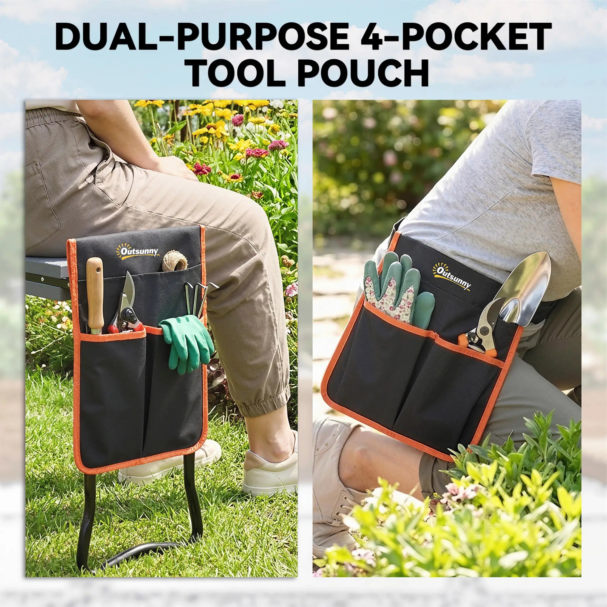 Garden Kneeler And Seat, 330lbs Heavy Duty Gardening Stool Garden Accessories at Gallery Canada