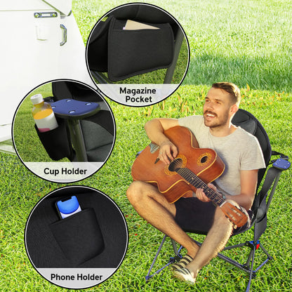 Hammock Camping Chair Set of 2, Adjustable Back, Cup Holder, Padded Seat Picnic Tables & Camping Chairs at Gallery Canada