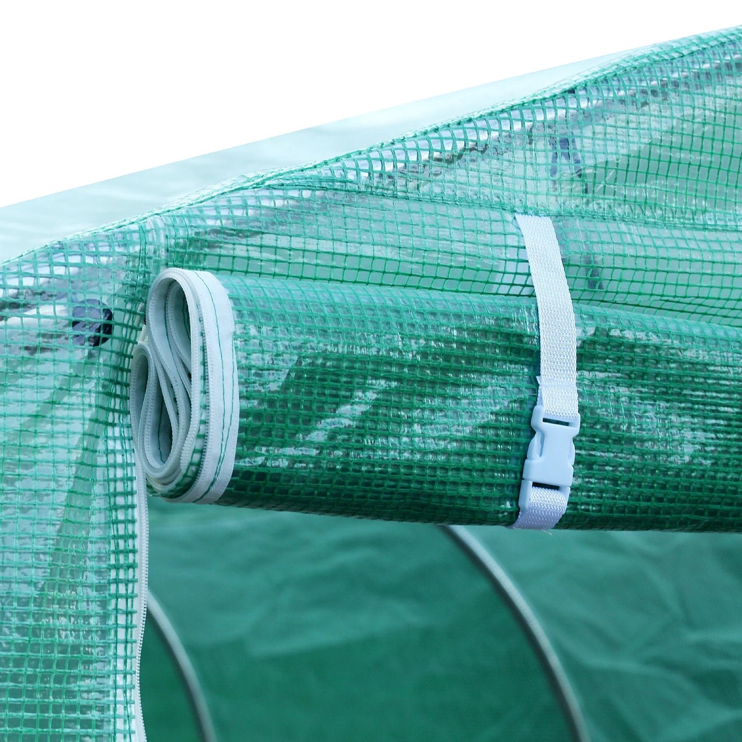 26' x 10' x 7' Walk-In Greenhouse, Garden Plant Grow Tent, Steel Frame, Green Walk In Greenhouses at Gallery Canada