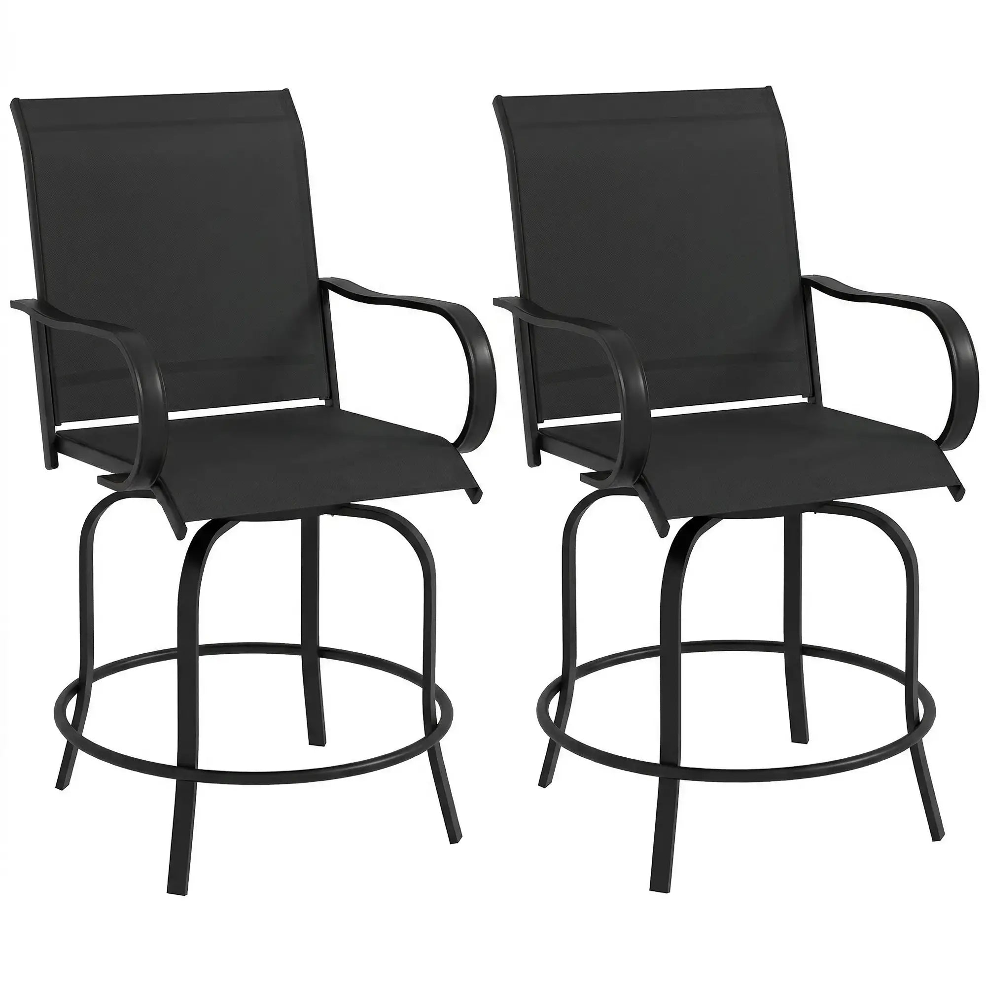 Outdoor Bar Stools Set Of 2, 27.6