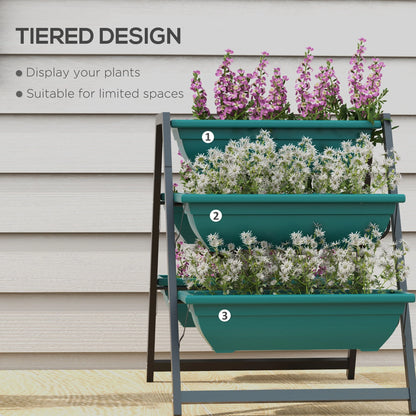 3-Tier Vertical Raised Garden Planter, 5 Boxes, Outdoor Plant Stand Plant Stands at Gallery Canada