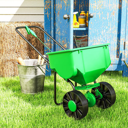 40L Walk-Behind Broadcast Spreader, 8.5" Wheels, 132 LB Capacity Garden Accessories at Gallery Canada