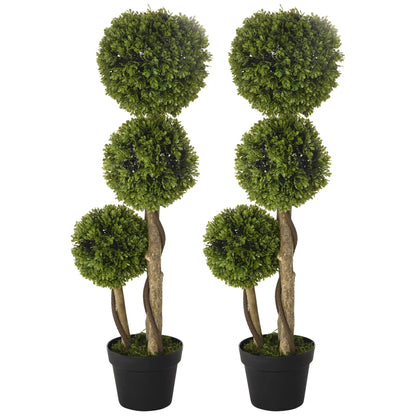 2 3FT Artificial Bamboo Trees in Pot, Home Office Decor, Green Artificial Trees Green at Gallery Canada