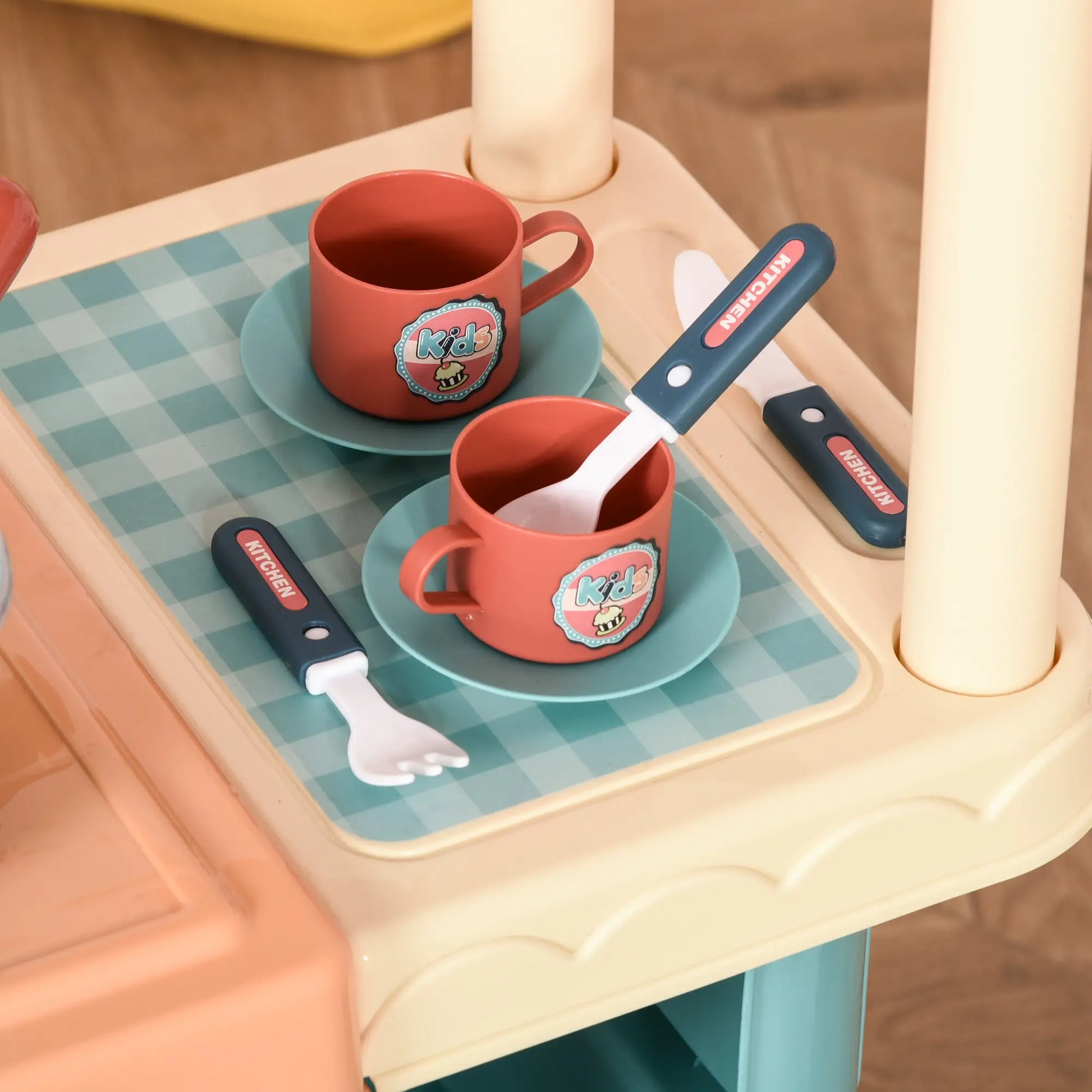 50 Pcs Kids Fast Food Playset, Kitchen Supermarket Toys, Play Food Accessories, Age 3-6 Play Kitchen at Gallery Canada