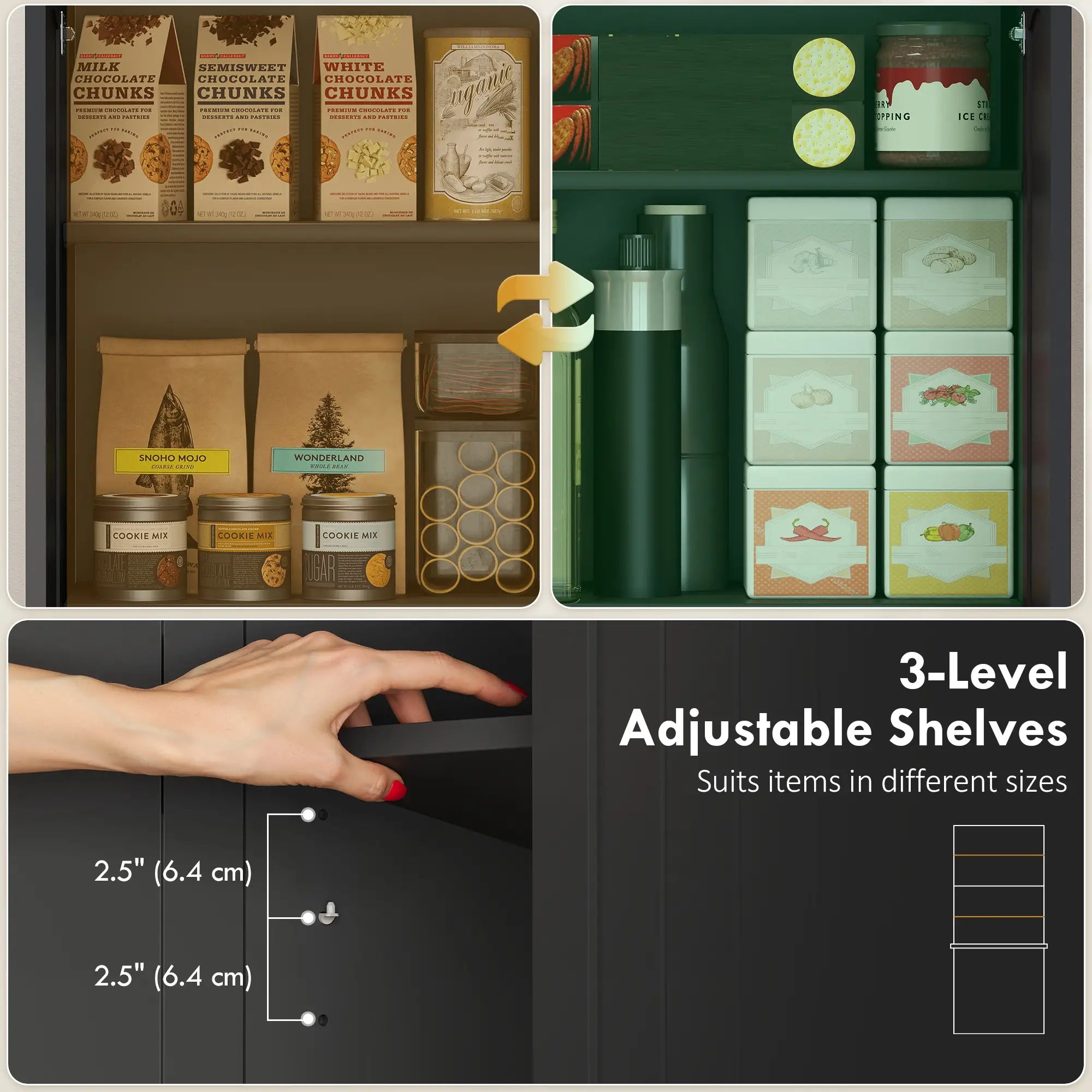 Tall Pantry Cabinet, 67