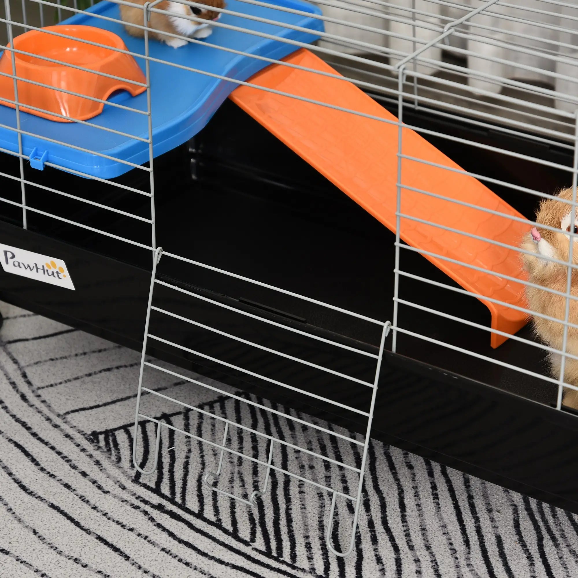 Small Animal Cage, Rolling Bunny Cage, Guinea Pig, Black Houses & Habitats at Gallery Canada