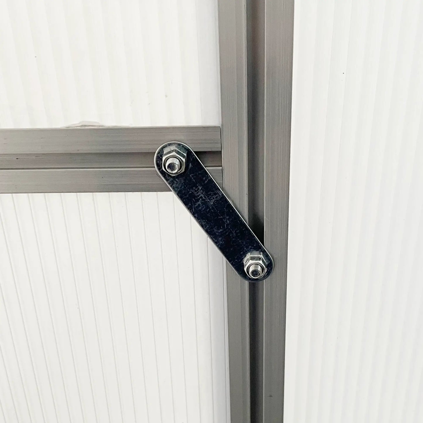 Walk-In Garden Greenhouse, Aluminum Polycarbonate, Roof Vent, 8' x 4' x 7', Silver Walk In Greenhouses at Gallery Canada