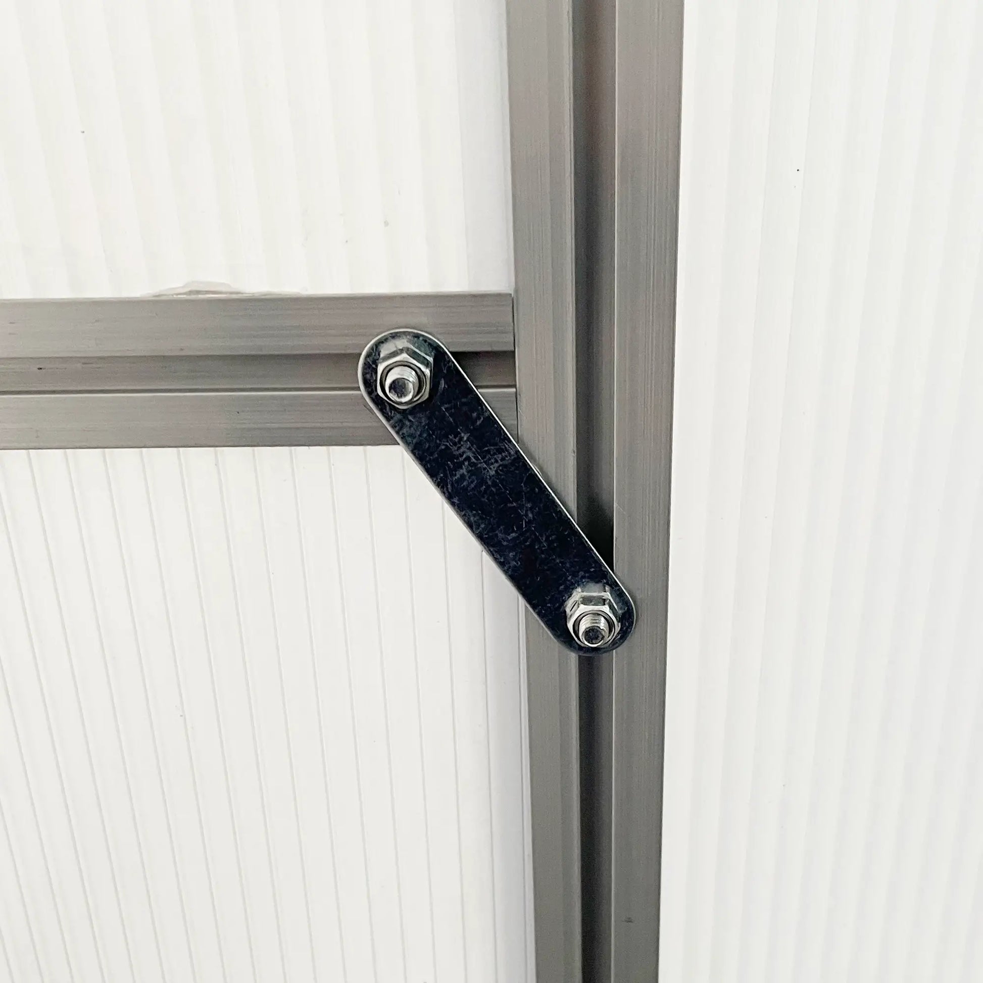 Walk-In Garden Greenhouse, Aluminum Polycarbonate, Roof Vent, 8' x 4' x 7', Silver Walk In Greenhouses at Gallery Canada