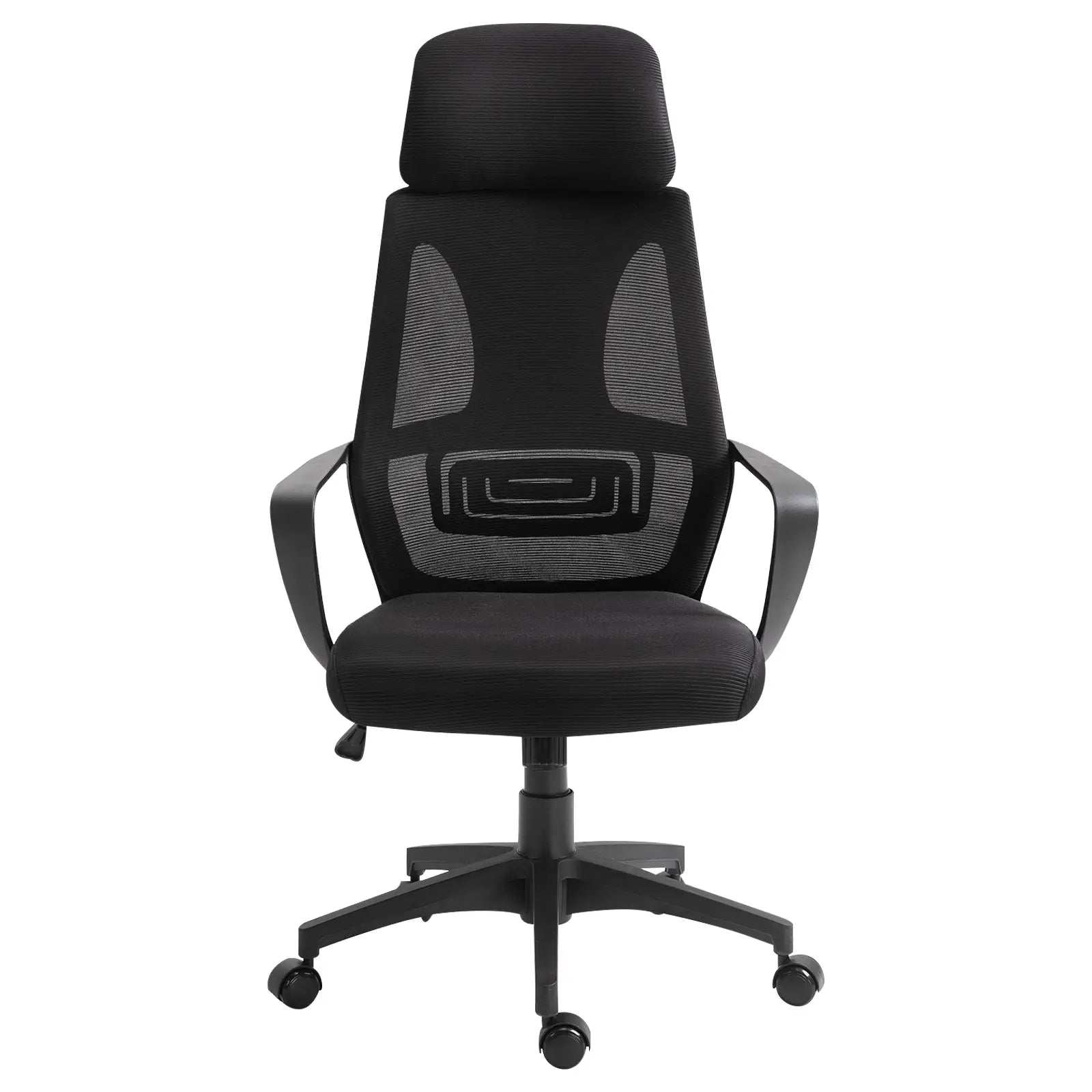 Mesh Office Chair, Adjustable Headrest, Ergonomic Desk Chair, Black Task Chairs at Gallery Canada