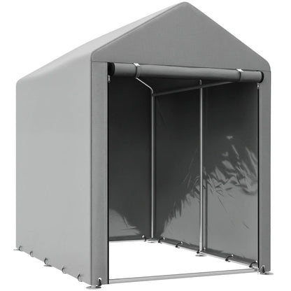 4x6ft Outdoor Storage Shed Tent, Portable with Roll-up Door Sheds at Gallery Canada