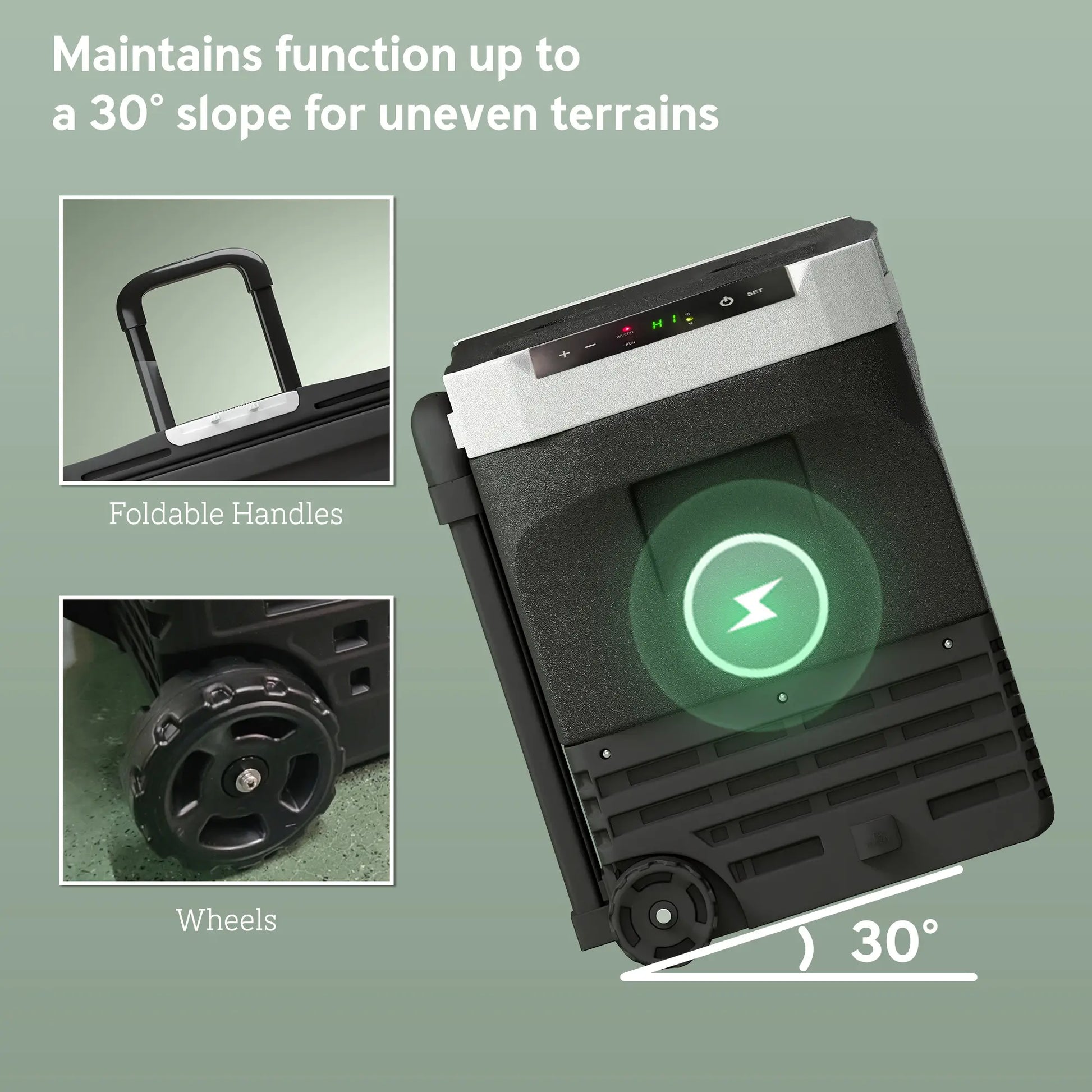 12V Car Fridge, 42 Quart (40L) Portable Cooler, 12V/24V DC, 100-240V AC Car Coolers at Gallery Canada