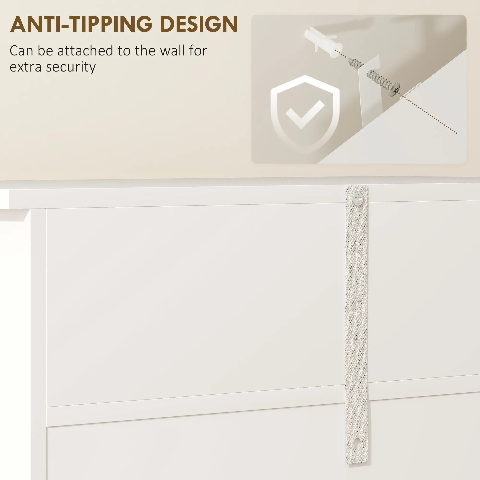 Freestanding Bathroom Cabinet, 2 Door, 2 Drawers, Adjustable Shelf, White Bathroom Cabinets at Gallery Canada