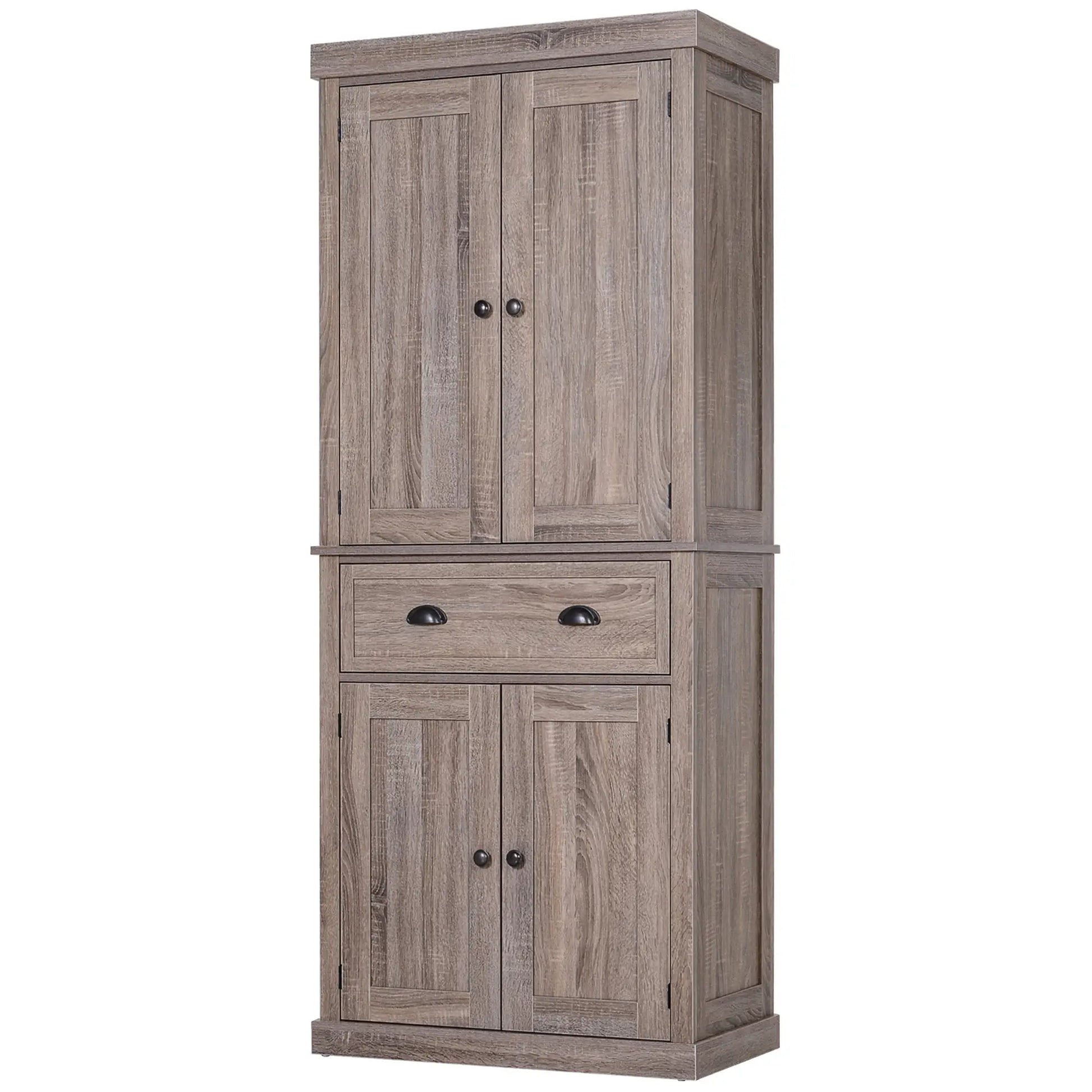 Kitchen Cabinet With 2 Drawers, MDF Board, Wood Grain Kitchen Pantry Cabinets at Gallery Canada