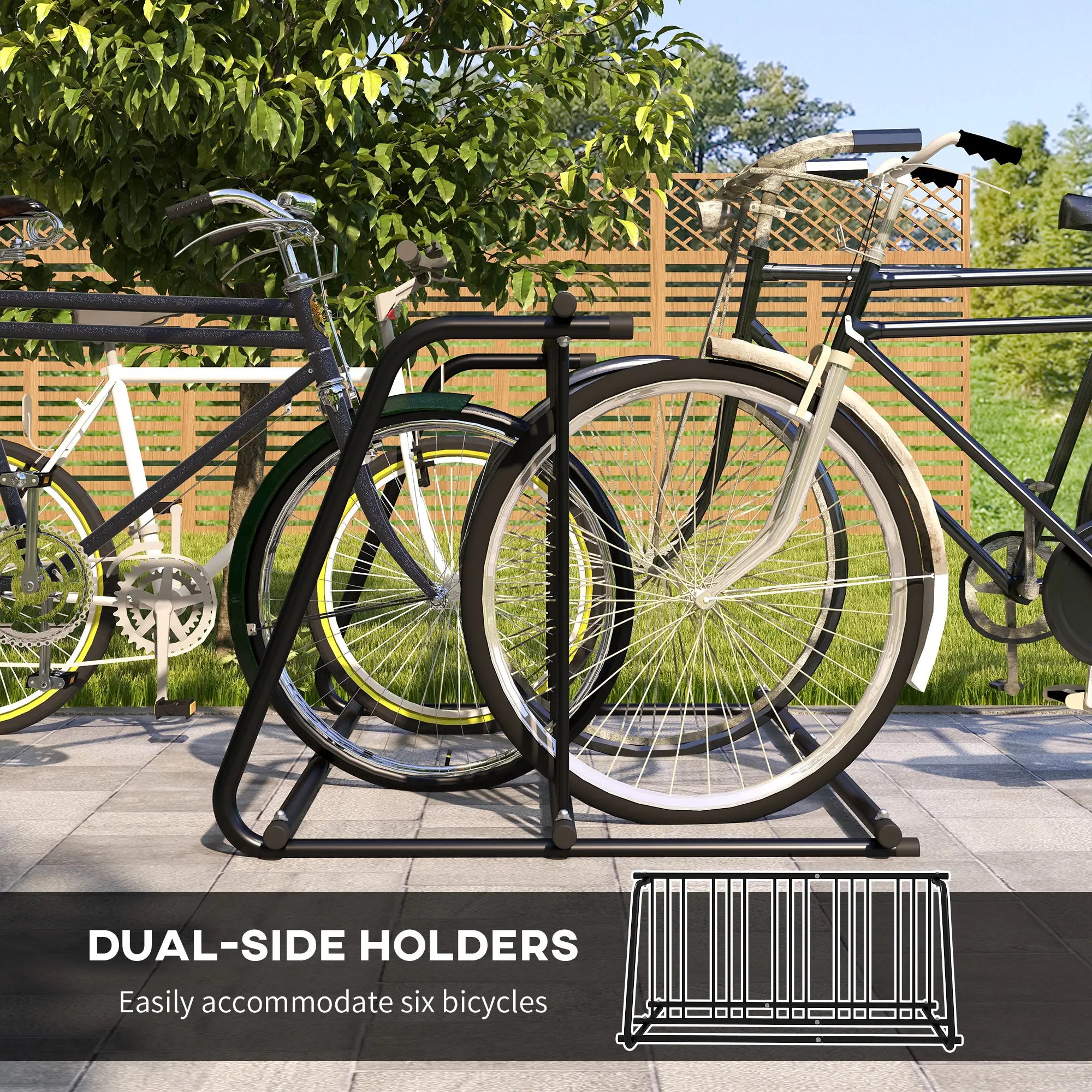 Steel Bike Rack, 61