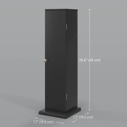 Petit meuble à papier toilette, rangement d'angle pour salle de bain, noir