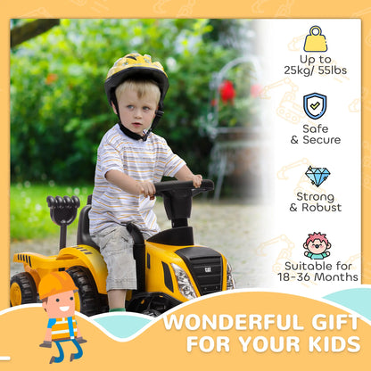 No Power Ride On Tractor with Shovel, Trailer