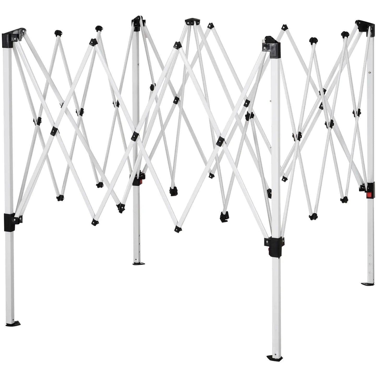 8' x 8' Pop Up Canopy, Outdoor Folding Tent, Portable with Bag, Grey Pop Up Canopies at Gallery Canada