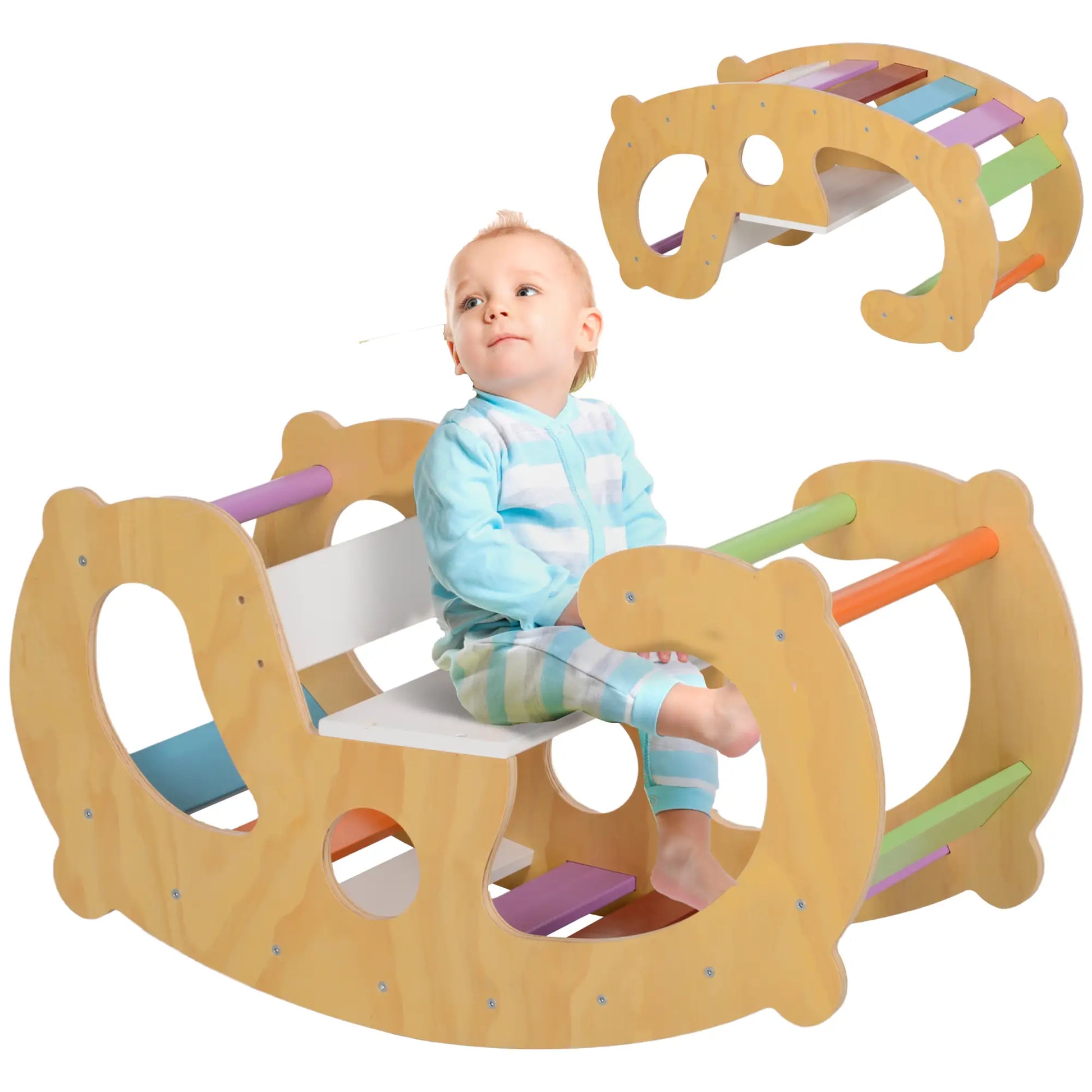 Wooden Arch Ladder Baby Rocker, Toddler 18-48 Months Baby Gym & Playmats at Gallery Canada