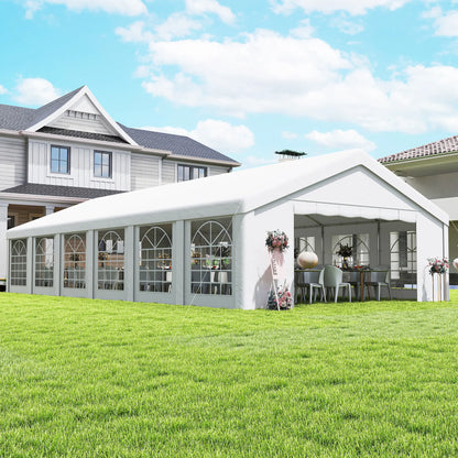 20' x 40' Party Tent, Outdoor Canopy With 12 Removable Windows Canopy Tents at Gallery Canada