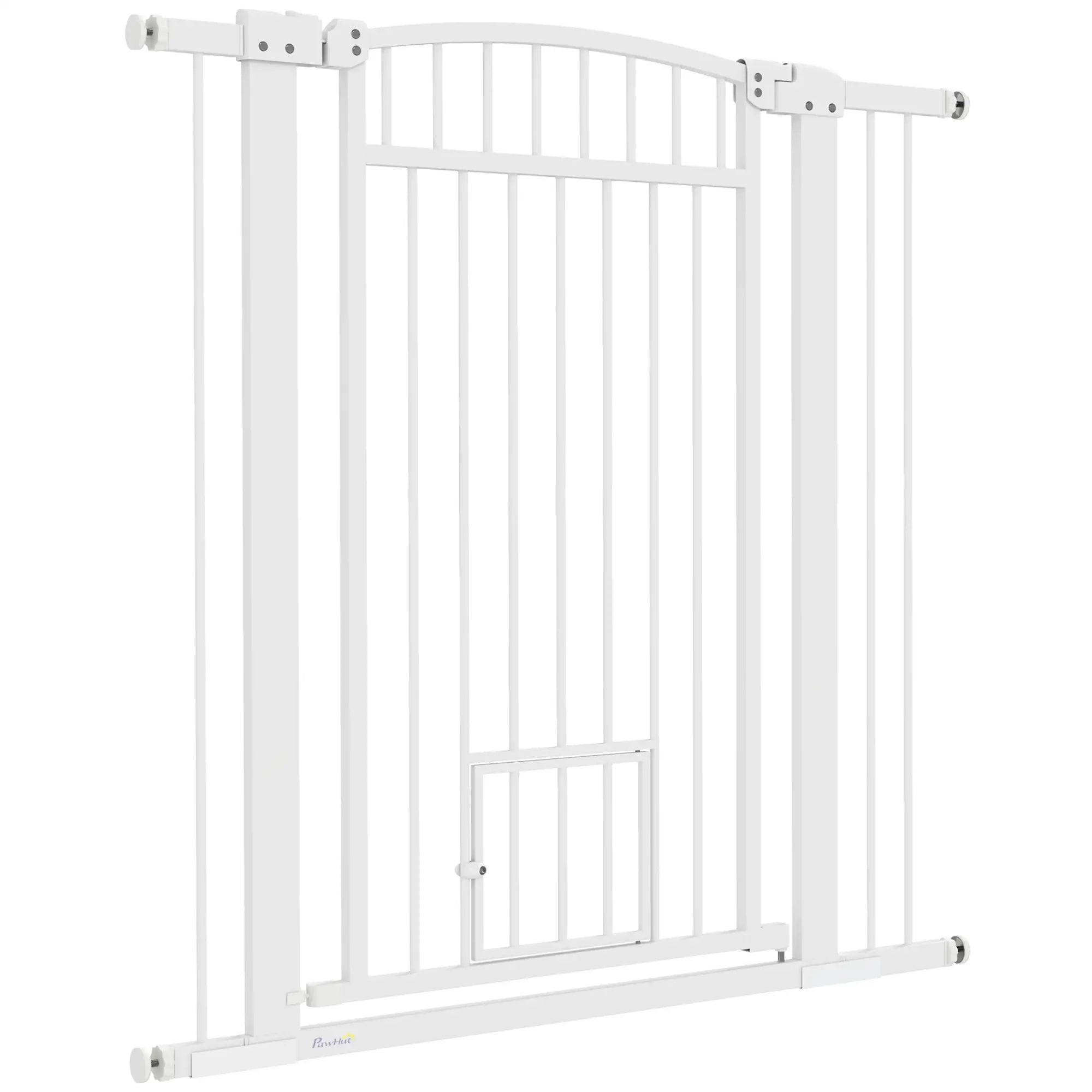 30-41 Inch Extra Wide Pet Gate, Small Door, 42 Inch H, Extension Kit Pet Gates White at Gallery Canada