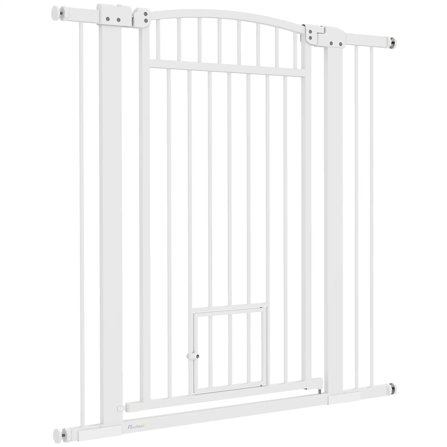 30-41 Inch Extra Wide Pet Gate, Small Door, 42 Inch H, Extension Kit Pet Gates White at Gallery Canada