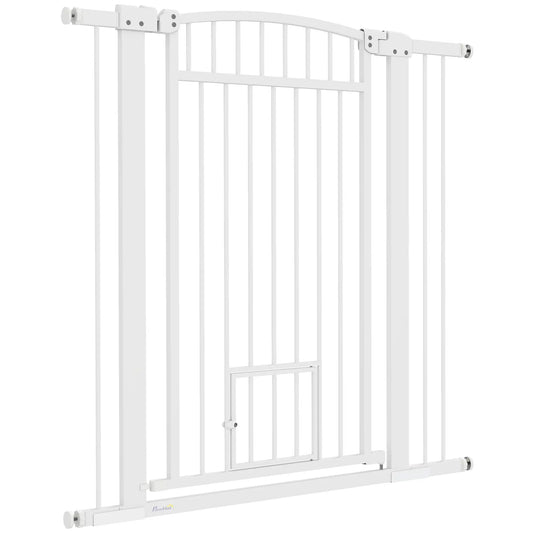 30-41 Inch Extra Wide Pet Gate, Small Door, 42 Inch H, Extension Kit Pet Gates White at Gallery Canada
