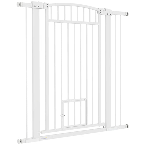 30-41 Inch Extra Wide Pet Gate, Small Door, 42 Inch H, Extension Kit