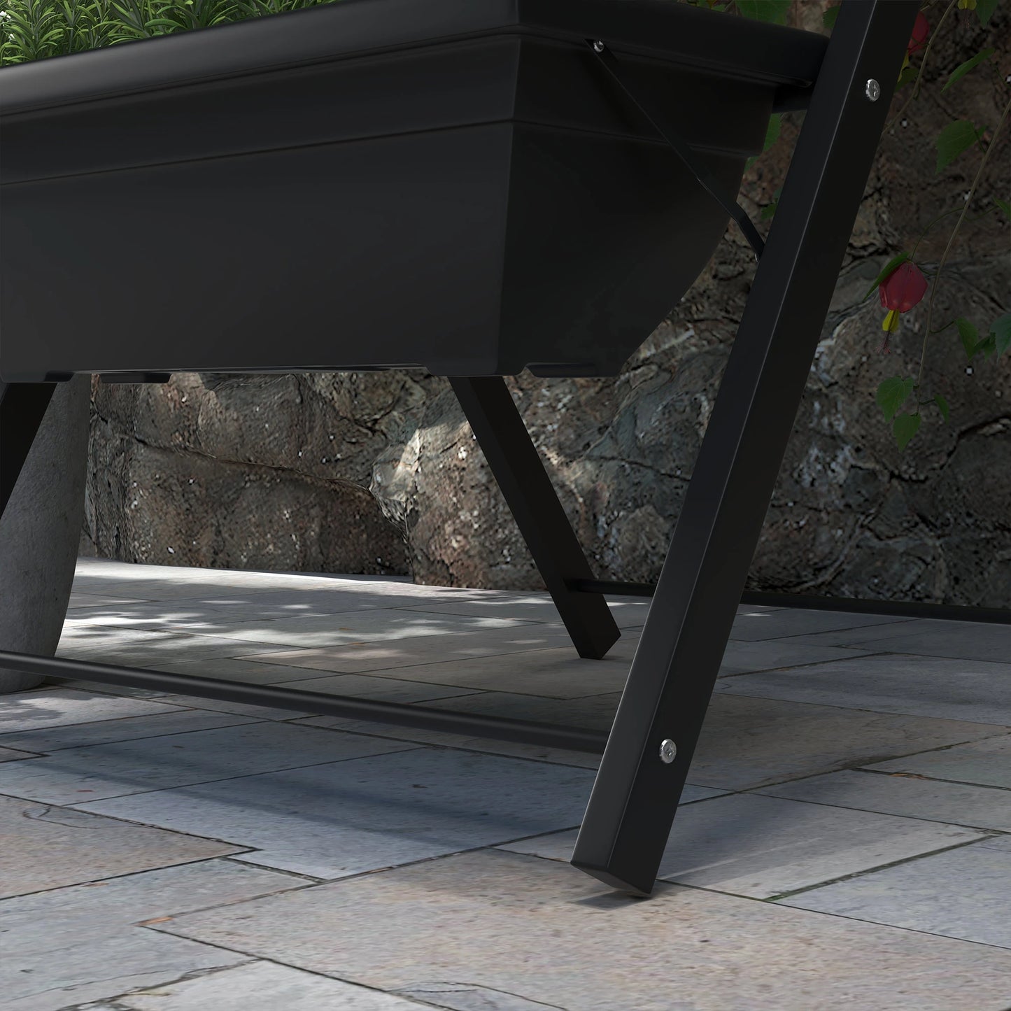 5-Tier Raised Garden Bed, 5 Planter Box, Outdoor Plant Stand, Black Plant Stands at Gallery Canada