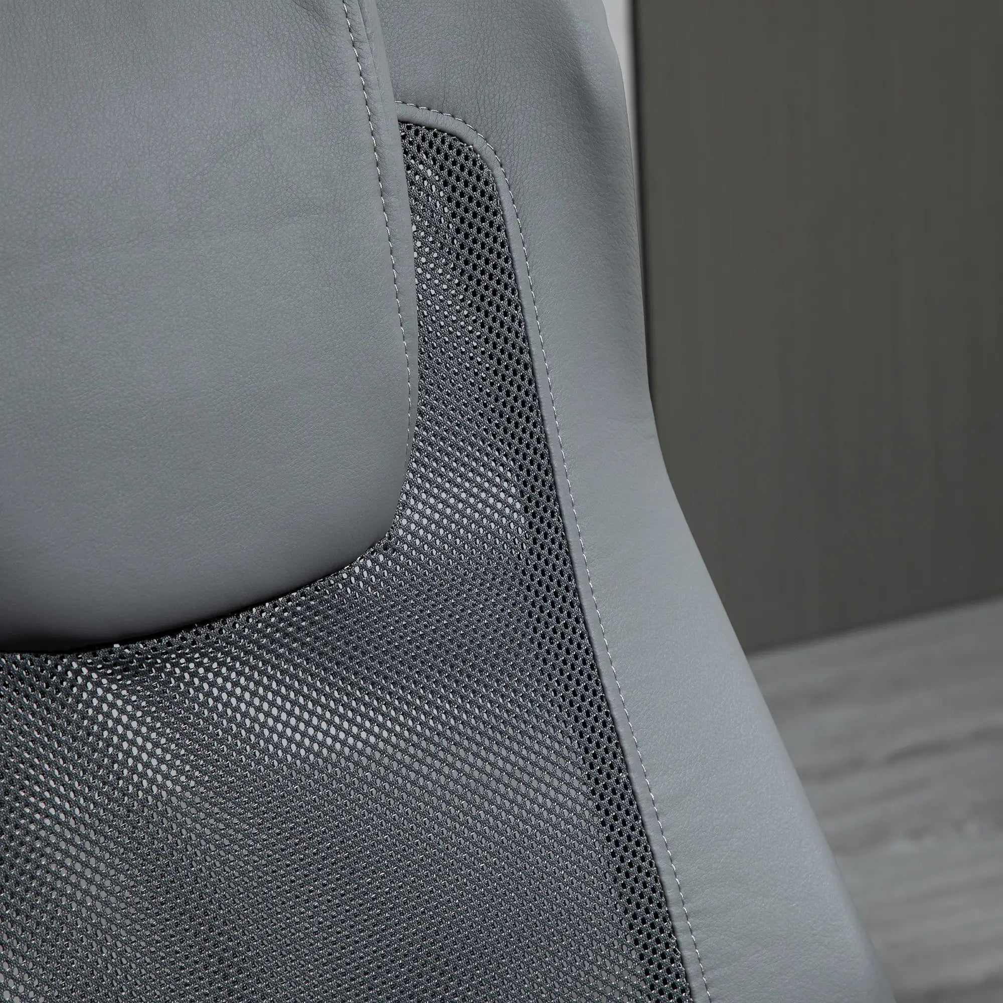 Ergonomic High Back Mesh Office Chair, Thick Padded Headrest, Grey Task Chairs at Gallery Canada