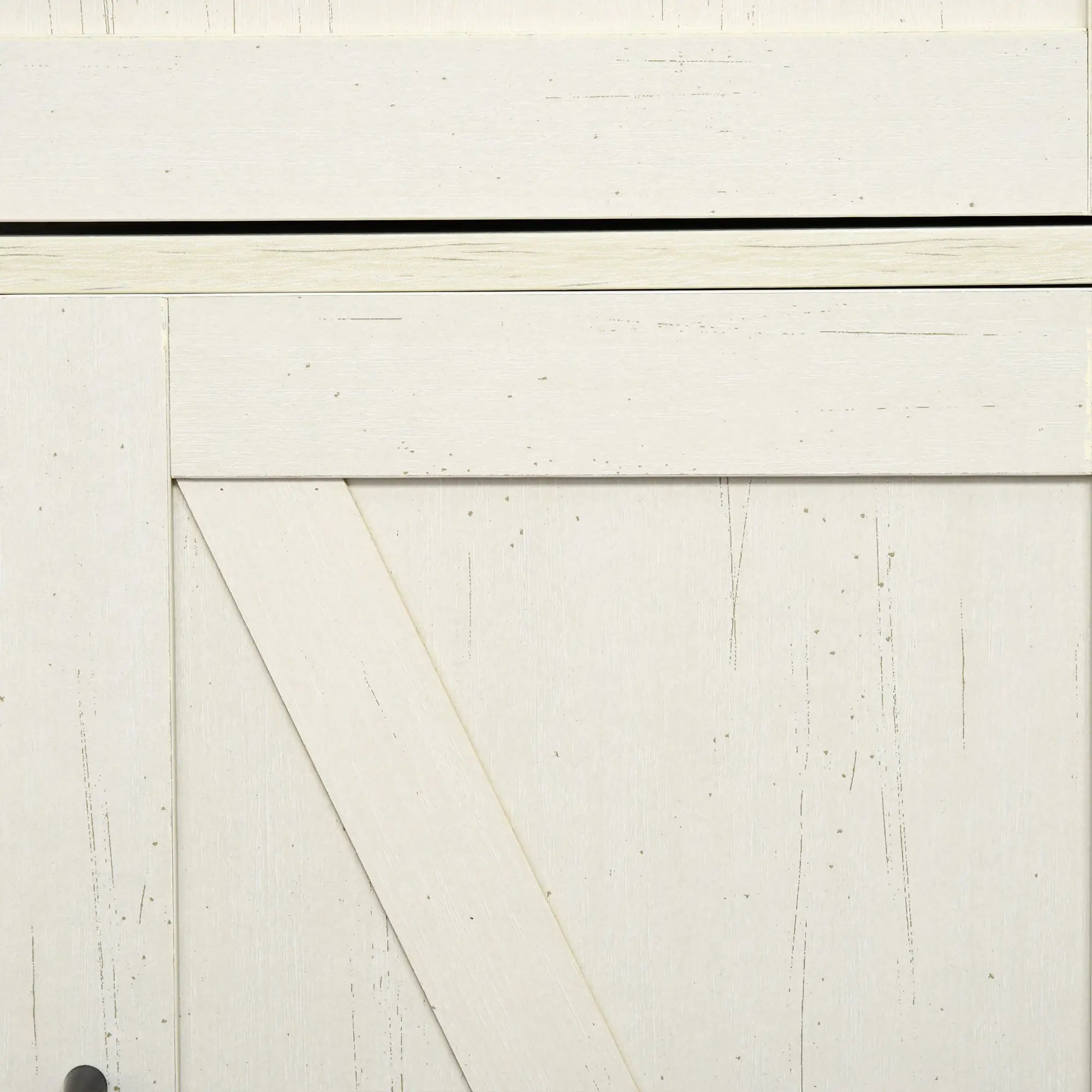 Rustic Barn Door Cabinet, Farmhouse Buffet Sideboard, White Bar Cabinets at Gallery Canada