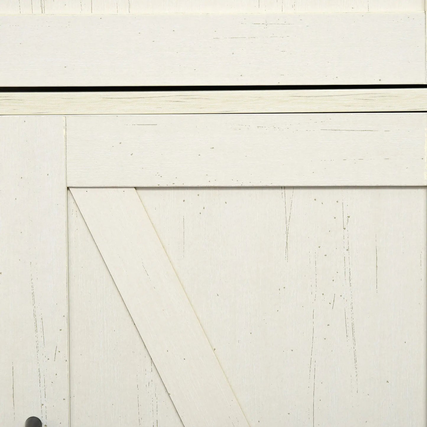 Rustic Barn Door Cabinet, Farmhouse Buffet Sideboard, White Bar Cabinets at Gallery Canada