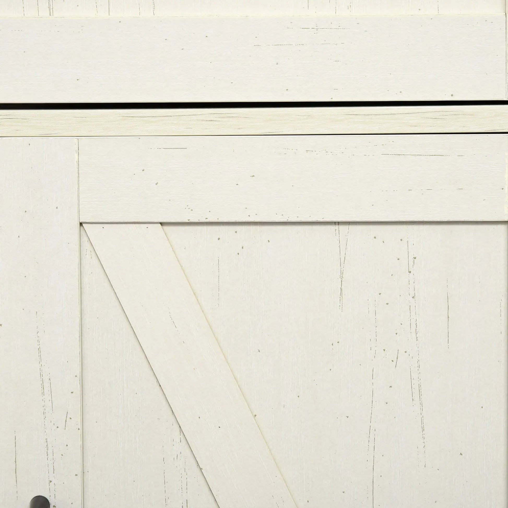 Rustic Barn Door Cabinet, Farmhouse Buffet Sideboard, White Bar Cabinets at Gallery Canada