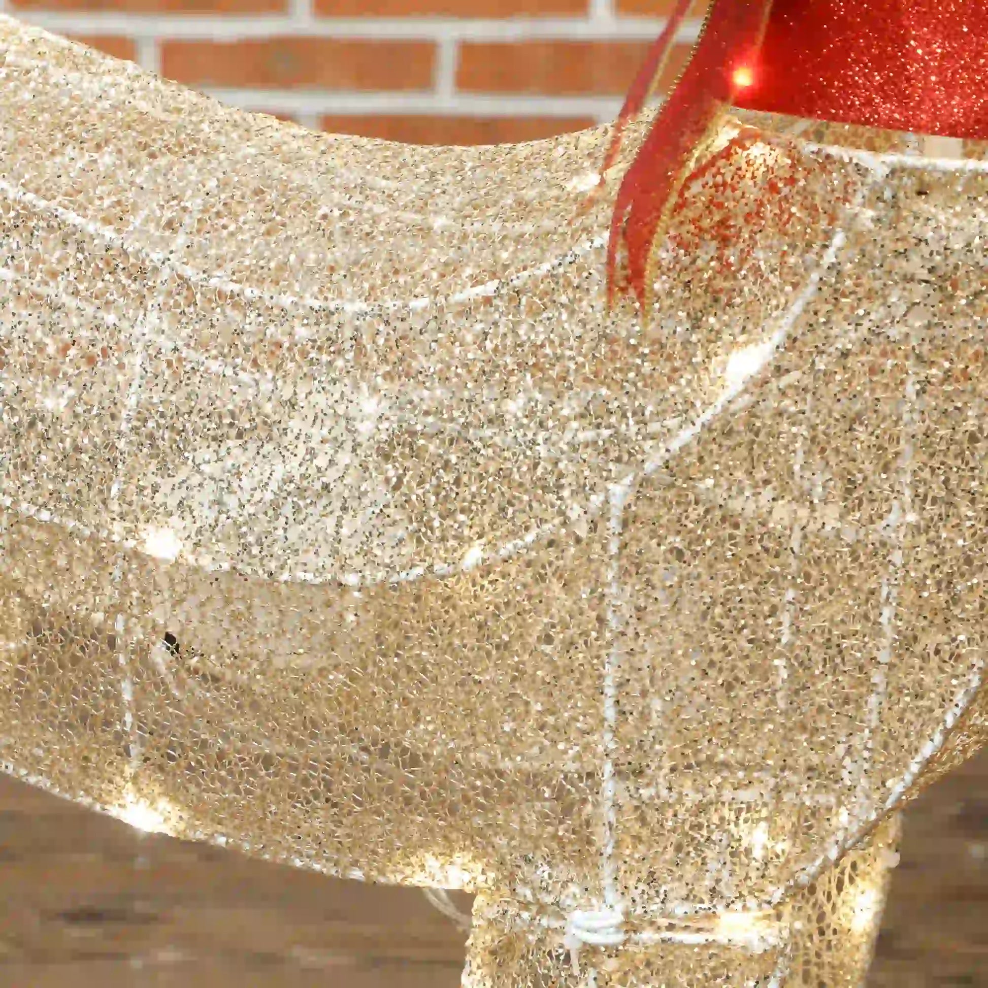 4.4FT Lighted Christmas Deer, Rotating Head, 123 LED Lights, Outdoor Waterproof Christmas Decorations at Gallery Canada