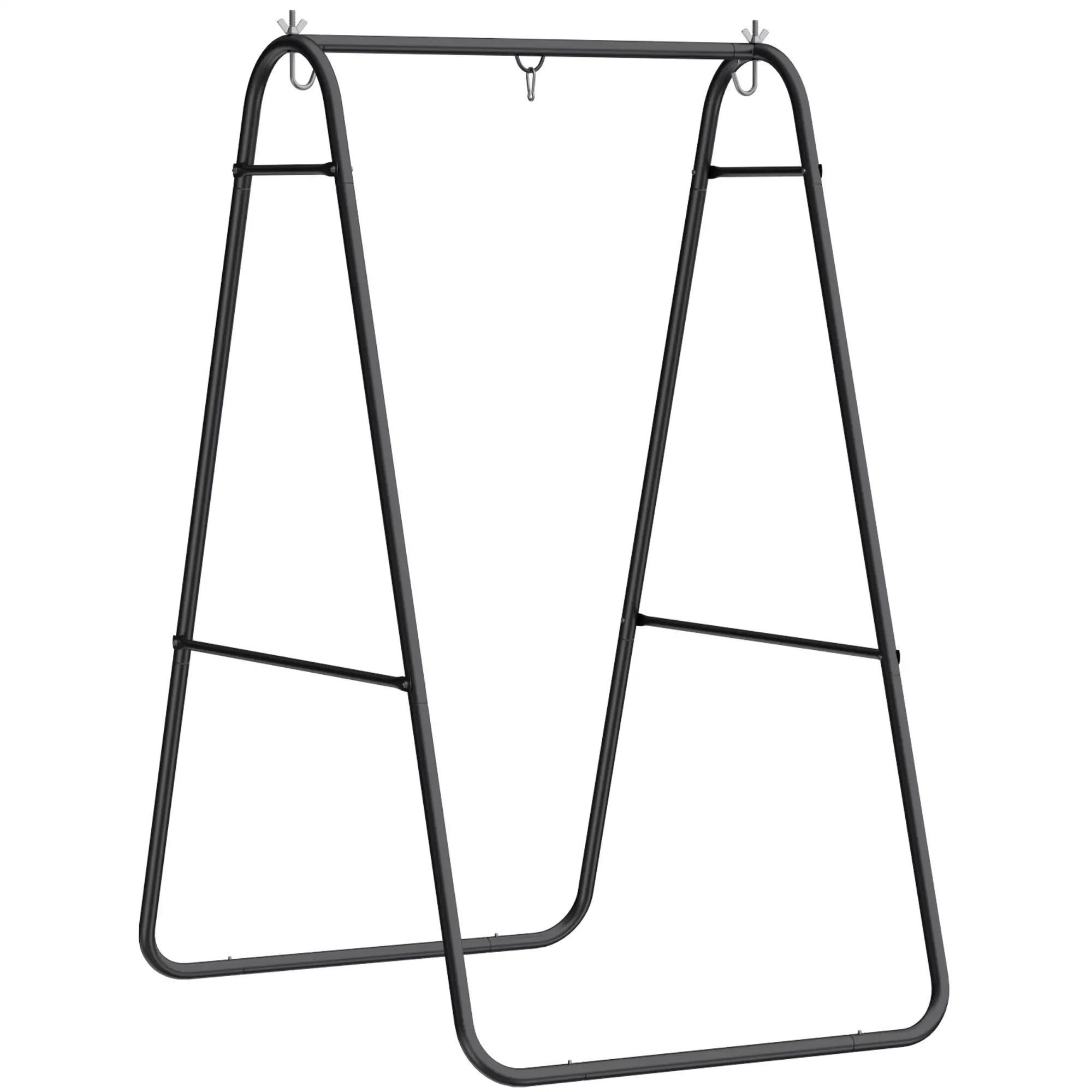 Heavy Duty Steel A-Frame Hammock Stand, Max Load 330 LBS, Black Hammock Stands at Gallery Canada