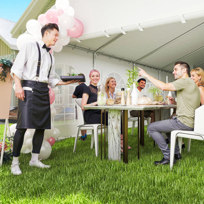 16'x32' Heavy Duty Party Tent, Portable Garage Canopy, White Canopy Tents at Gallery Canada