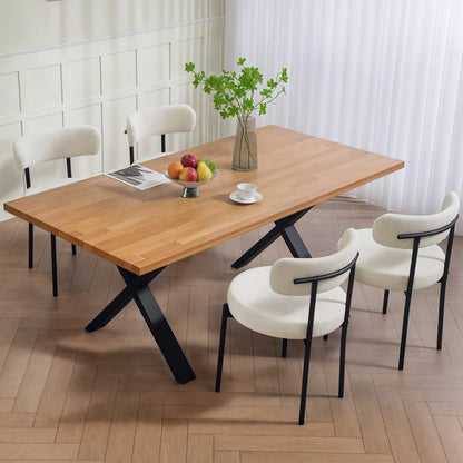 4 Kitchen Chairs, Modern Dining, Corduroy Upholstery, Steel Legs, Beige Dining Chairs at Gallery Canada