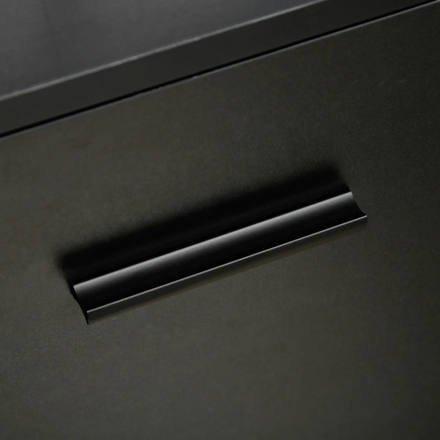 Mobile Printer Stand, Lateral File Cabinet with Lock, A4 Size, Black Office Cabinets & Cupboards at Gallery Canada