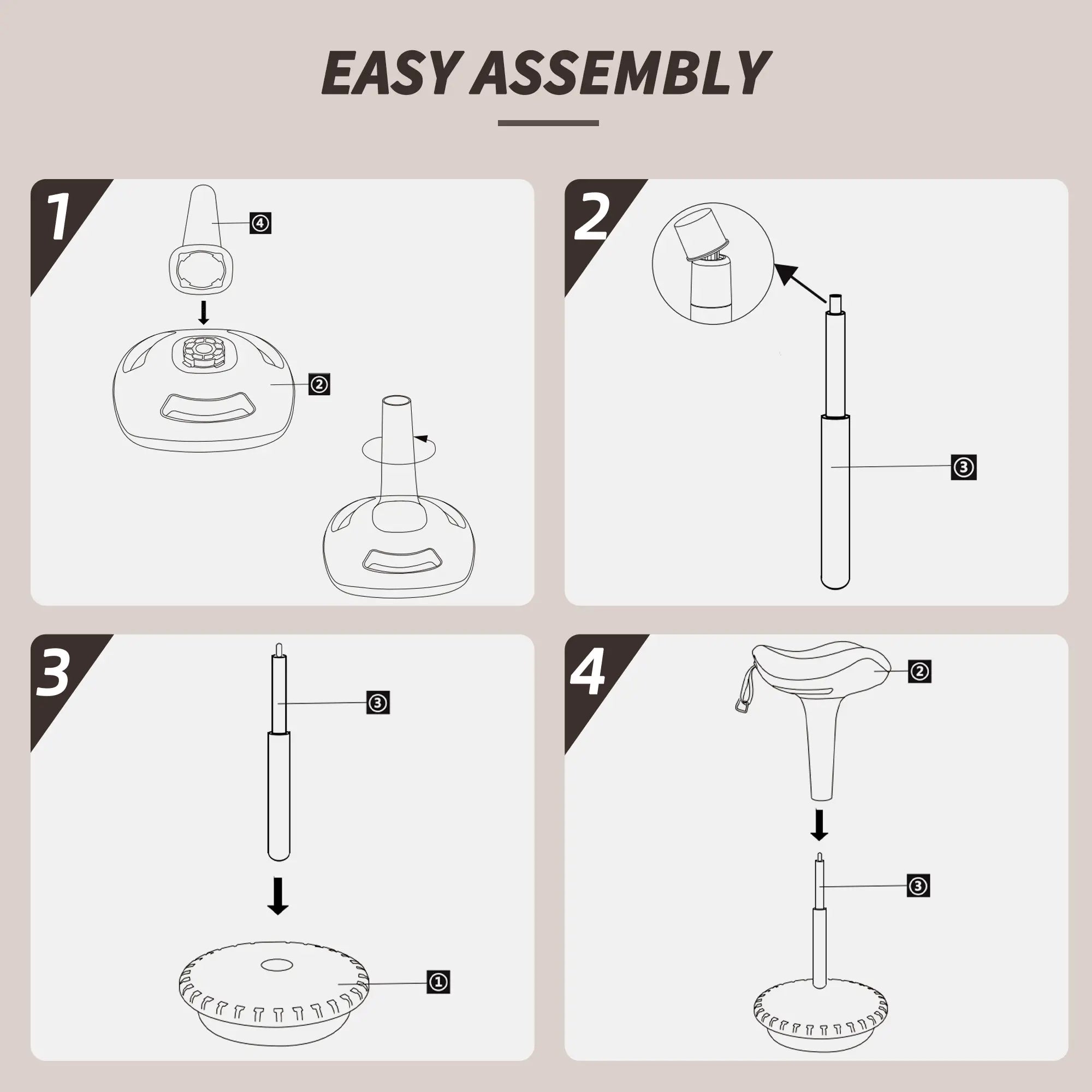 Swivel Standing Desk Chair, Adjustable Ergonomic Stool, Black Office Chairs at Gallery Canada
