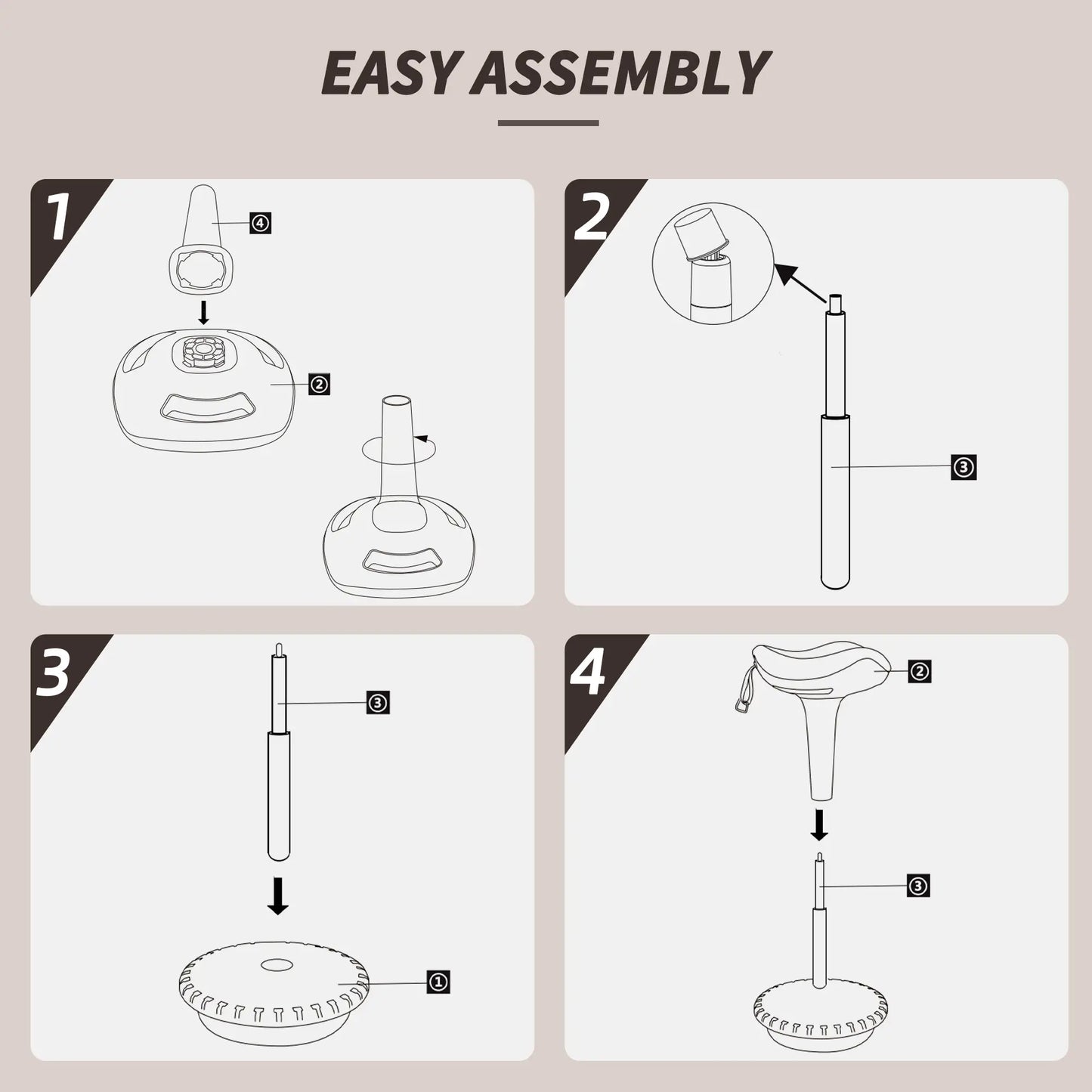 Swivel Standing Desk Chair, Adjustable Ergonomic Stool, Black Office Chairs at Gallery Canada