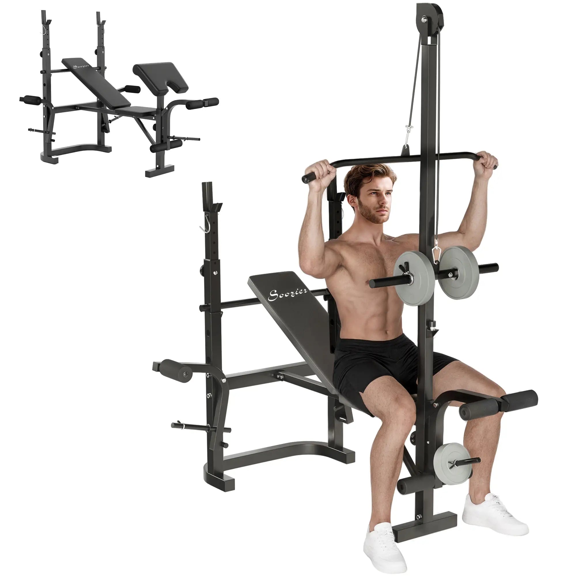 Weight Bench, Press Rack, Preacher Curl, Lat Pull Down Weight Benches at Gallery Canada