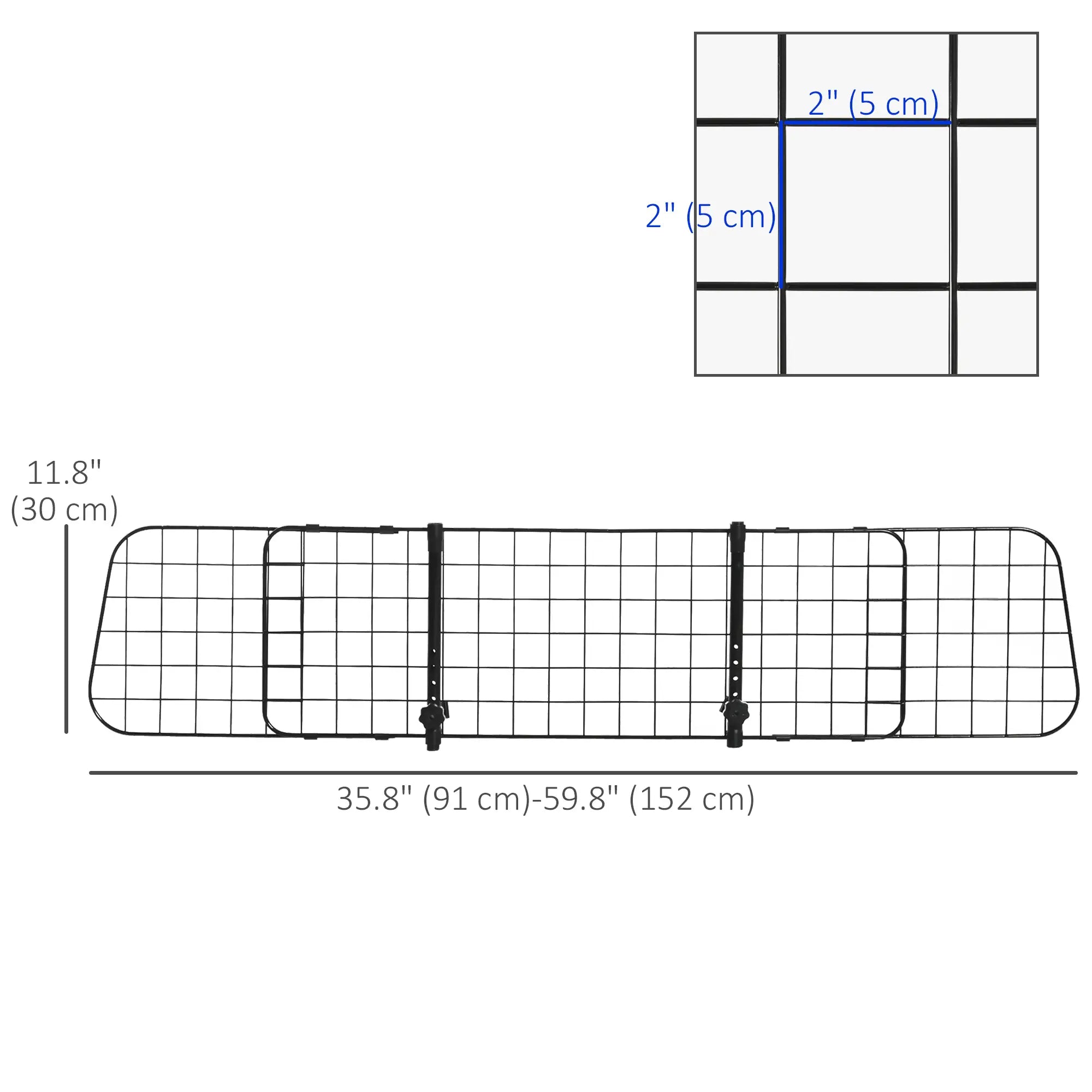 Adjustable Dog Car Barrier, Heavy Duty Safety Gate for SUV, Vans, Trucks Houses, Kennels & Pens at Gallery Canada