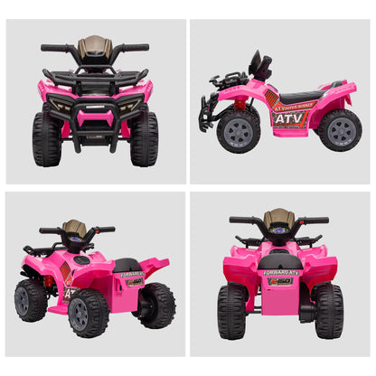 6V Kids ATV Quad, 4 Wheeler Electric Ride-On Car, Ages 18-36 Months, Pink Electric Toy Cars at Gallery Canada