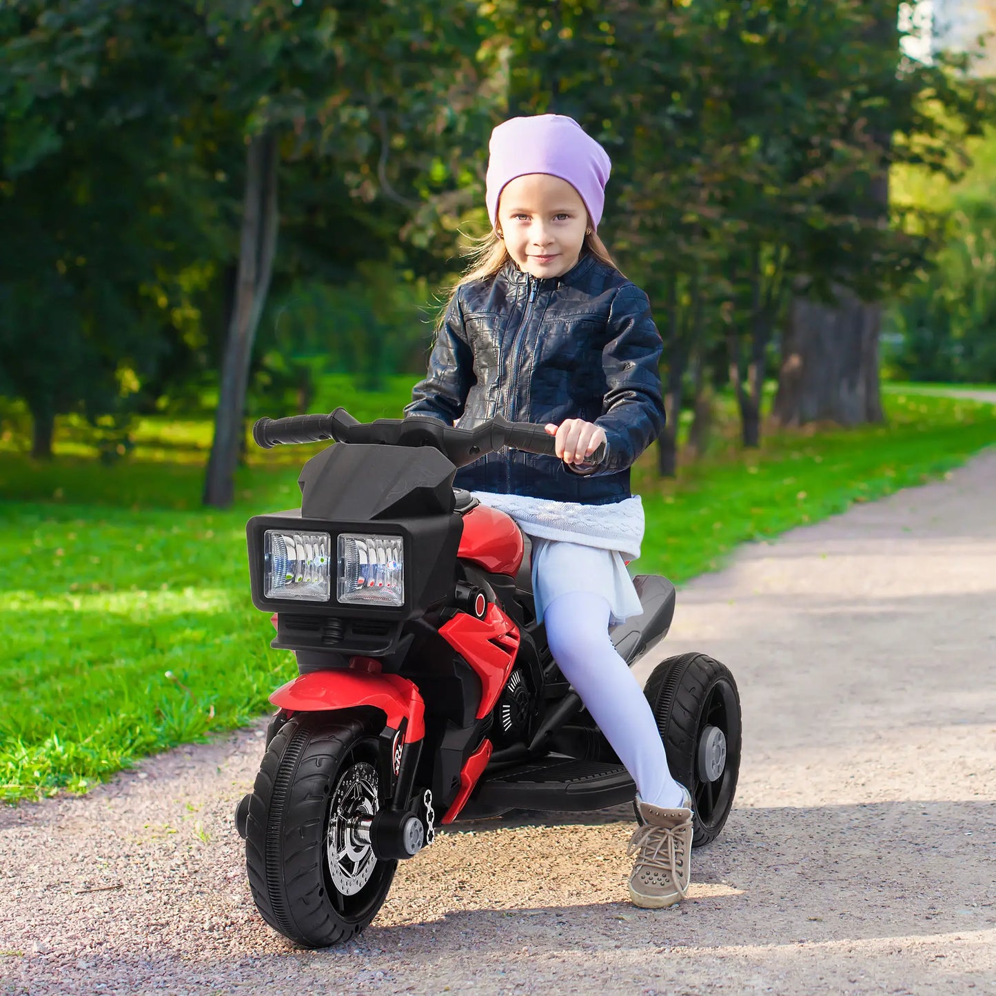 Kids Electric Motorcycle Ride-On Toy, 6V, Red Electric Motorcycles at Gallery Canada