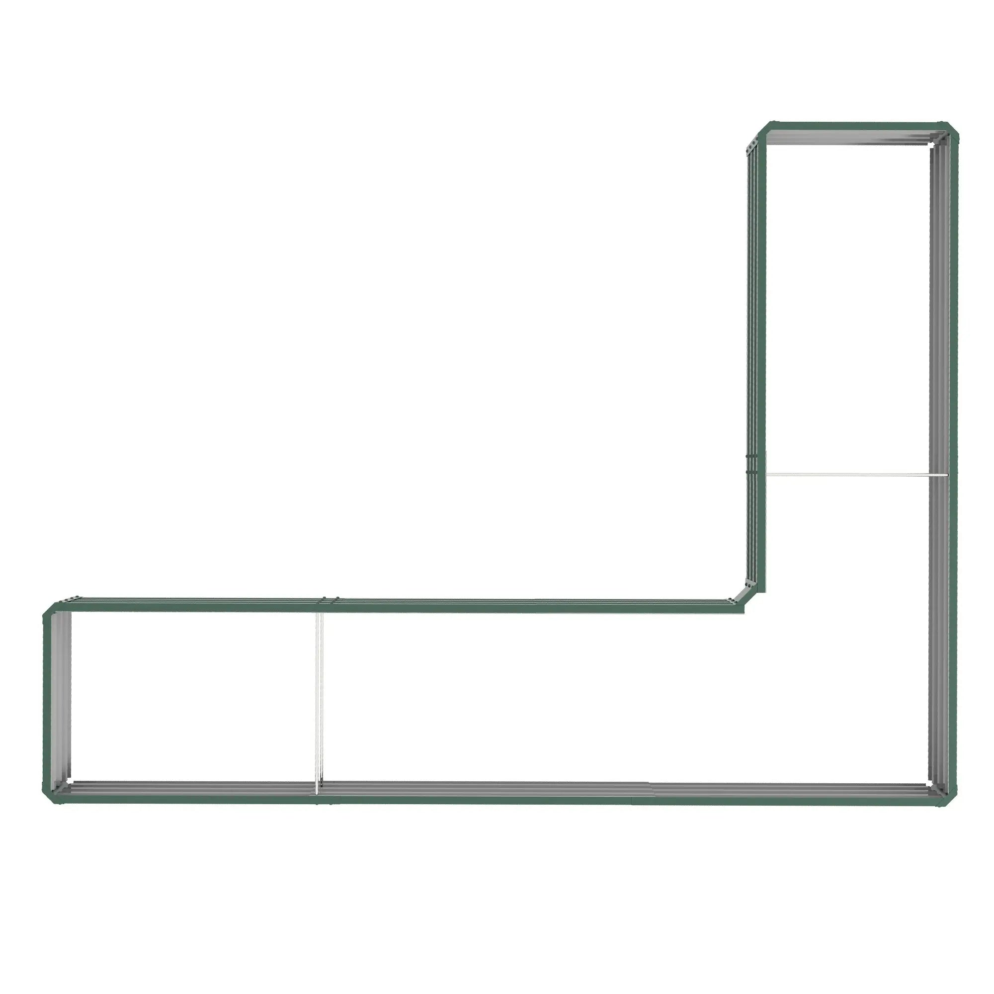 Galvanized Raised Garden Bed, Steel Planter Box, 82