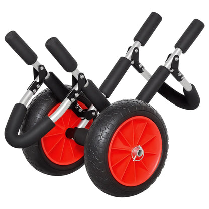 Stand-Up Paddleboard Dolly, Aluminum Surfboard Cart, Foldable for SUPs, Canoe Kayak Carts Black, Red at Gallery Canada